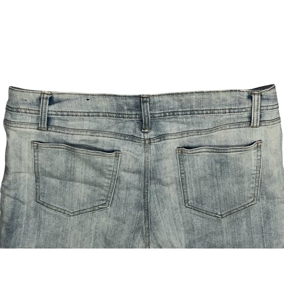 a.n.a Womens Light Wash Denim Shorts Size 14/32 With Stretch Cotton Blend & Clas - Picture 5 of 5